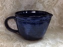 Batter Bowl in Blue Jean glaze made by Debra Ocepek of Ocepek Pottery