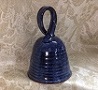 Bell in Blue Jean glaze made by Debra Ocepek of Ocepek Pottery