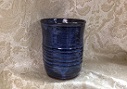 Vase in Blue Jean glaze made by Debra Ocepek of Ocepek Pottery