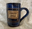 photo of our Blue Jean Computer Jeanius Mug